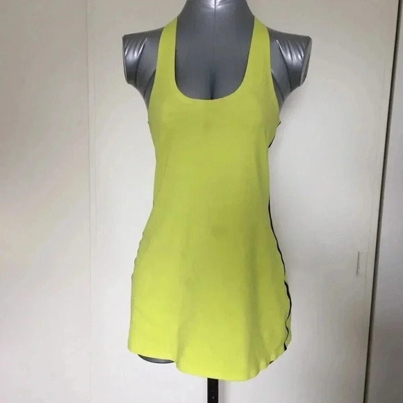 Lululemon Reversible neon yellow green racerback tank top size medium - Picture 3 of 17